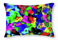 Broken Glass Abstract - Throw Pillow