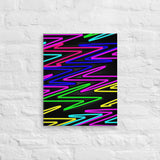 Vibrant Zig Zag Abstract- Canvas Print