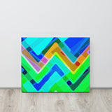 Mixed Puzzle Pyramids Abstract Art