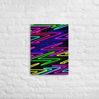 Vibrant Zig Zag Abstract- Canvas Print