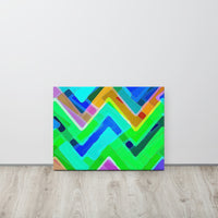 Mixed Puzzle Pyramids Abstract Art