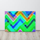 Mixed Puzzle Pyramids Abstract Art