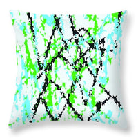 Frizzy Lines Abstracto  - Throw Pillow