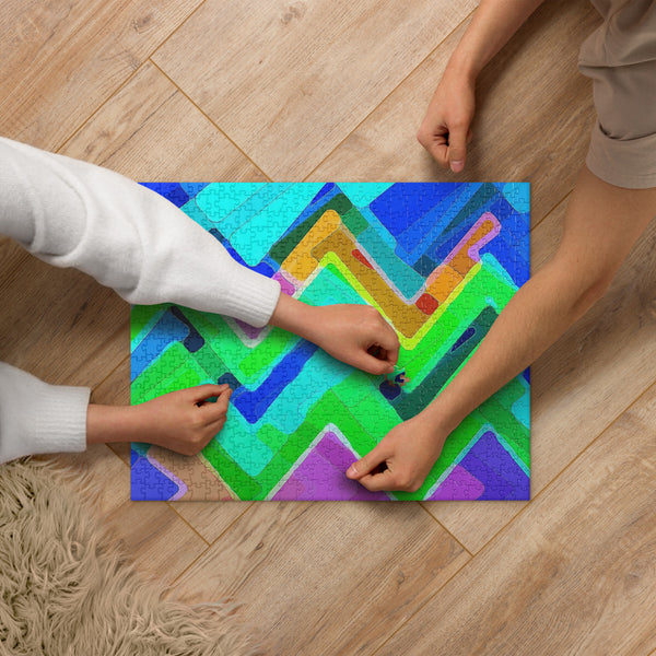 Mixed Puzzle Pyramids Abstract Jigsaw puzzle