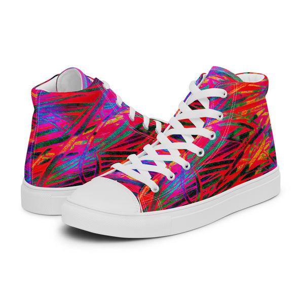 Men’s high top canvas shoes