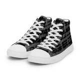 Men’s high top canvas shoes