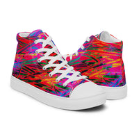 Men’s high top canvas shoes