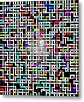 Mosaic Mania Art - Metal Print