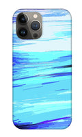 Ocean Blue Abstraction Painting - Phone Case