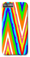 Up's and Downs Abstract Art - Phone Case