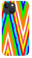 Up's and Downs Abstract Art - Phone Case