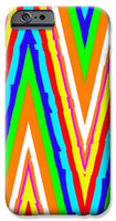 Up's and Downs Abstract Art - Phone Case