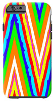 Up's and Downs Abstract Art - Phone Case