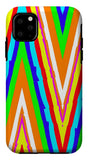 Up's and Downs Abstract Art - Phone Case