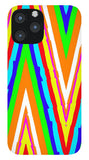 Up's and Downs Abstract Art - Phone Case