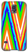 Up's and Downs Abstract Art - Phone Case