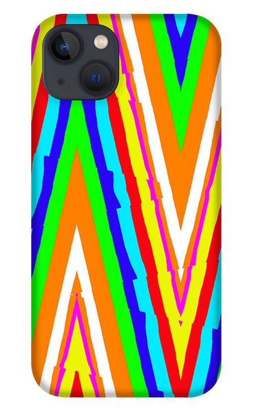 Up's and Downs Abstract Art - Phone Case