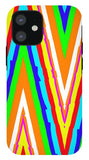 Up's and Downs Abstract Art - Phone Case