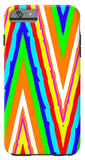 Up's and Downs Abstract Art - Phone Case