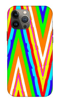 Up's and Downs Abstract Art - Phone Case