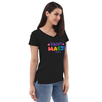 Women’s recycled v-neck t-shirt