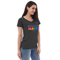 Women’s recycled v-neck t-shirt