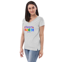 Women’s recycled v-neck t-shirt