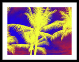 Yellow Palm Trees - Framed Print